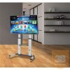 TECHLY ICA-TR24 gurulós teleszkópos padlóállvány, 60-100" LED/LCD kijelzőhöz