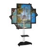 TECHLY ICA-TR3WH gurulós padlóállvány 37-70" LCD kijelzőhöz