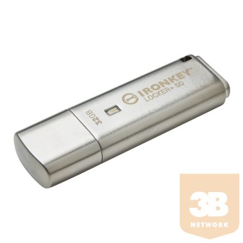 KINGSTON Pendrive 32GB, IronKey Locker+ 50 AES 256