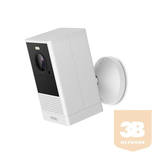 Imou IP wifi csempekamera - Cell 2 Fehér (4MP, 2,8mm, IP65, H265, IR10m, FullColor 5m, IP65, akku, mikrofon, hang.)