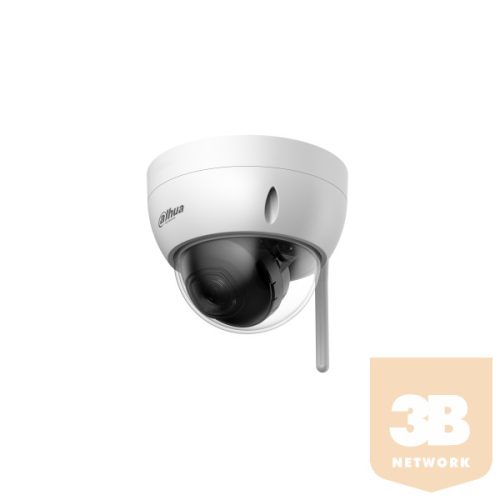 Dahua IP wifi Dome kamera - IPC-HDBW1230DE-SW (2MP, 2,8mm, kültéri, H265, IP67, IR30m, IK10, DWDR, SD, 2.4GHz, 12VDC)