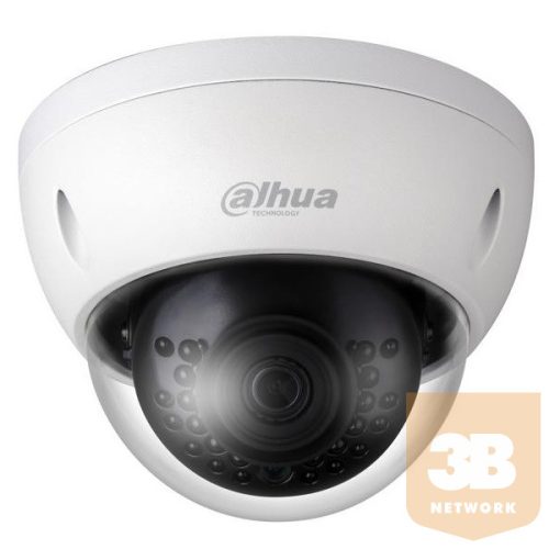 Dahua IP dómkamera - IPC-HDBW1230E (2MP, 2,8mm, kültéri, H265+, IP67, IR30m, ICR, DWDR, 3DNR, PoE, IK10)