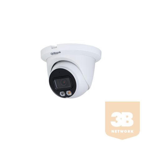 Dahua IP turretkamera - IPC-HDW2249TM-S-IL (2MP, 2,8mm, kültéri, H265, IP67, IR30m, IL30m, SD, PoE, mikrofon, Lite AI)