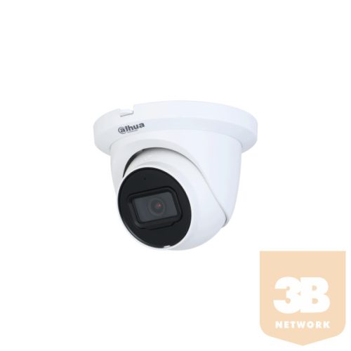 Dahua IP turretkamera - IPC-HDW2441TM-S (4MP, 2,8mm, kültéri, H265, IP67, IR30m, ICR, WDR, SD, PoE, mikrofon, Lite AI)