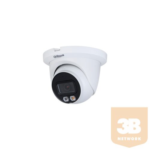 Dahua IP turretkamera - IPC-HDW2449TM-S-IL (4MP, 2,8mm, kültéri, H265, IP67, IR30m, IL30m, SD, PoE, mikrofon, Lite AI)