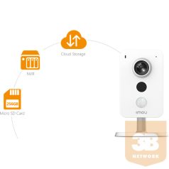   Imou IP wifi csempekamera - Cube (2MP, 2,8mm, H265, IR10m, Mikrofon, Hangszóró, microSD, PoE)