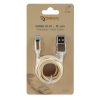 SBOX Kábel, CABLE USB A Male -> 8-pin iPh Male 1.5 m Gold - Blister