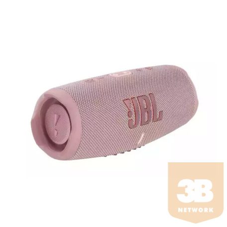 JBL Charge 5 Bluetooth hangszóró, vízhatlan (rózsaszín), JBLCHARGE5PINK, Portable Bluetooth speaker