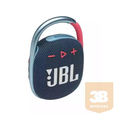 JBL Clip 4 bluetooth hangszóró, vízhatlan (kék/pink), JBLCLIP4BLUP, Portable Bluetooth speaker