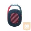 JBL Clip 4 bluetooth hangszóró, vízhatlan (kék/pink), JBLCLIP4BLUP, Portable Bluetooth speaker