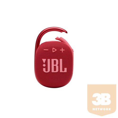 JBL CLIP 4 JBLCLIP4RED, Ultra-portable Waterproof Speaker - bluetooth hangszóró, vízhatlan, piros