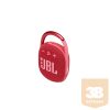 JBL CLIP 4 JBLCLIP4RED, Ultra-portable Waterproof Speaker - bluetooth hangszóró, vízhatlan, piros