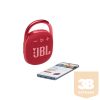 JBL CLIP 4 JBLCLIP4RED, Ultra-portable Waterproof Speaker - bluetooth hangszóró, vízhatlan, piros