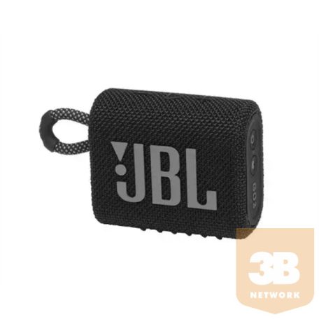 JBL GO 3 JBLGO3BLK, Portable Waterproof Speaker - bluetooth hangszóró, vízhatlan, fekete