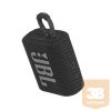 JBL GO 3 JBLGO3BLK, Portable Waterproof Speaker - bluetooth hangszóró, vízhatlan, fekete