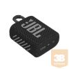 JBL GO 3 JBLGO3BLK, Portable Waterproof Speaker - bluetooth hangszóró, vízhatlan, fekete