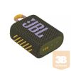 JBL GO 3 JBLGO3GRN, Portable Waterproof Speaker - bluetooth hangszóró, vízhatlan, zöld