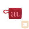 JBL GO 3 JBLGO3RED, Portable Waterproof Speaker - bluetooth hangszóró, vízhatlan, piros