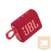 JBL GO 3 JBLGO3RED, Portable Waterproof Speaker - bluetooth hangszóró, vízhatlan, piros