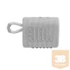 JBL GO 3 JBLGO3WHT, Portable Waterproof Speaker - bluetooth hangszóró, vízhatlan, fehér