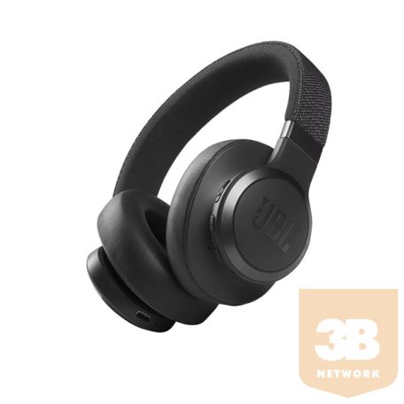 JBL Live 660NC (Wireless over-ear NC headphones), Fekete