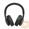 JBL Live 660NC (Wireless over-ear NC headphones), Fekete