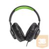 JBL Quantum 100X Console (Wired over-ear gaming headset with a detachable mic), Fekete/Zöld