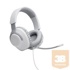 JBL QUANTUM 100 GAMER FEJHALLGATÓ, FEHÉR, JBLQUANTUM100WHT