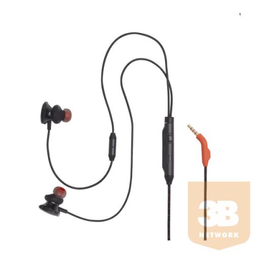 JBL QUANTUM 50 GAMER FÜLHALLGATÓ, FEKETE, JBLQUANTUM50BLK