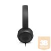 JBL Tune 500 (Wired on-ear headphones), Fekete