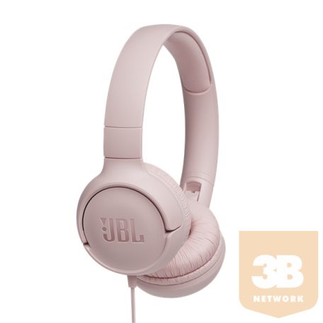 JBL Tune 500 (Wired on-ear headphones), Pink