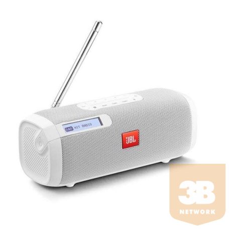 JBL Tuner 2 bluetooth hangszóró DAB / FM rádióval, (fehér) JBLTUNER2WHT, Portable DAB/FM Bluetooth speaker