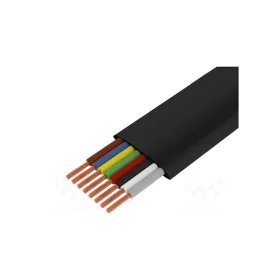 Telefonvezeték TMKL8C /lapos, fekete