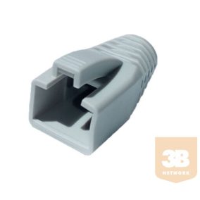 RJ45 törésgátló, szürke, 8mm kábelátmérőig