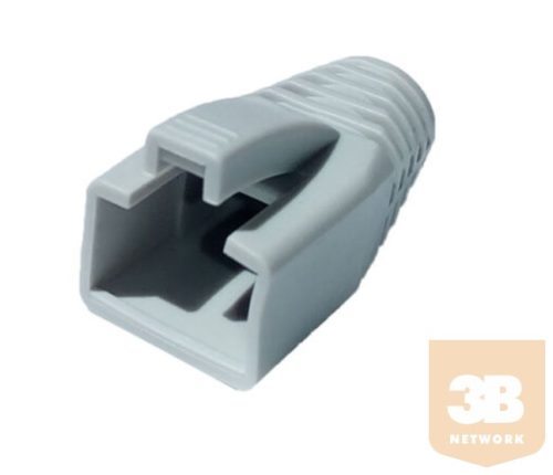 RJ45 törésgátló, szürke, 8mm kábelátmérőig