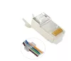 Cat7 FTP RJ45 csatlakozó (8p8c) fali és patch kábelre