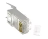 Cat7 FTP RJ45 pass-through csatlakozó (8p8c) fali és patch kábelre