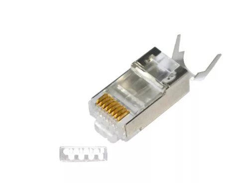 Cat7 FTP RJ45 csatlakozó (8p8c) fali és patch kábelre
