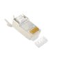 Cat7 FTP RJ45 csatlakozó (8p8c) fali és patch kábelre