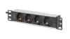 Digitus 4 aljzatos 10" rack PDU