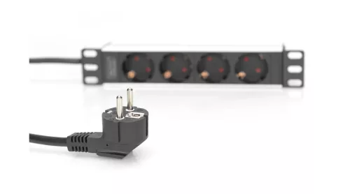 Digitus 4 aljzatos 10" rack PDU