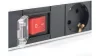 Digitus 7 aljzatos 19" rack PDU