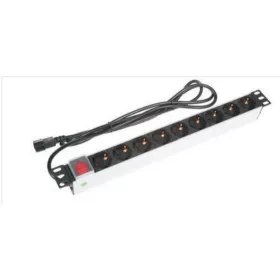 9 aljzatos 19" rack PDU kapcsolós C14 1134L210.09-0