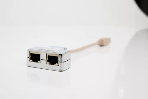 UTP/FTP CAT5 Y elosztó, LAN-LAN, RJ45 "Splitter"