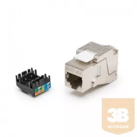   KELine KEJ-C6A-S-10G Kategória 6A, 10Giga keystone jack RJ45/s