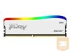 KINGSTON 16GB 3200MT/s DDR4 CL16 DIMM FURY Beast White RGB SE