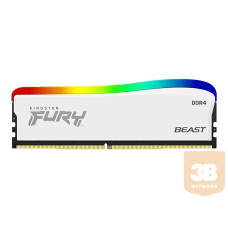 KINGSTON 8GB 3600MT/s DDR4 CL17 DIMM FURY Beast White RGB SE