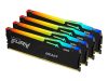 KINGSTON FURY Beast 128GB 5200MT/s DDR5 CL40 DIMM Kit of 4 RGB XMP