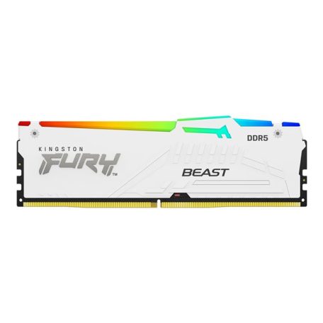 KINGSTON FURY Beast 64GB 5200MT/s DDR5 CL40 DIMM Kit of 4 White RGB XMP