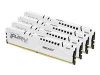 KINGSTON FURY Beast 128GB 5200MT/s DDR5 CL40 DIMM Kit of 4 White XMP